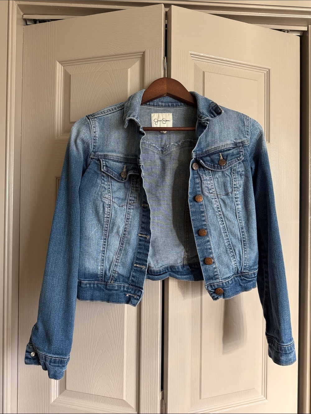 Jessica Simpson Light Blue Denim Jean Jacket